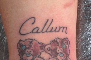 Cute Teddy Name Tattoo Designs & Ideas | Teddy Information – Everything You Need to Know About Teddy Bears