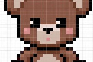 Cute Teddy Bear Pixel Art: Free Patterns & Designs | Teddy Information – Everything You Need to Know About Teddy Bears