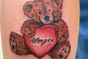 Cute Teddy Bear Tattoo Designs & Ideas | Teddy Information – Everything You Need to Know About Teddy Bears