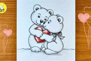 Draw a Cute Love Teddy Bear: Easy Steps Teddy Information – Everything You Need to Know About Teddy Bears Draw a Cute Love Teddy Bear: Easy Steps | Teddy Information – Everything You Need to Know About Teddy Bears