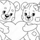 Cute Teddy Bear Heart Coloring Pages: Free Printables | Teddy Information – Everything You Need to Know About Teddy Bears