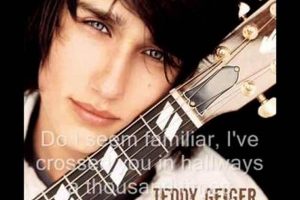 Teddy Geiger - "For You I Will" Lyrics + Meaning Teddy Information – Everything You Need to Know About Teddy Bears Teddy Geiger - "For You I Will" Lyrics + Meaning | Teddy Information – Everything You Need to Know About Teddy Bears