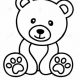 Cute Teddy Bear Outline Images &amp; Printables | Teddy Information – Everything You Need to Know About Teddy Bears