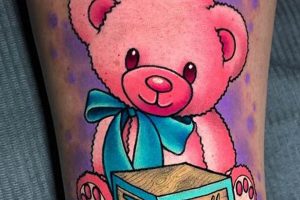 Cute Teddy Bear with Blocks Tattoos & Designs Teddy Information – Everything You Need to Know About Teddy Bears Cute Teddy Bear with Blocks Tattoos & Designs | Teddy Information – Everything You Need to Know About Teddy Bears