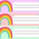 Cute Teddy Rainbow Name Tags for Kids | Teddy Information – Everything You Need to Know About Teddy Bears