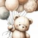 Cute Teddy Bear with Balloons PNG Images & Clipart | Teddy Information – Everything You Need to Know About Teddy Bears