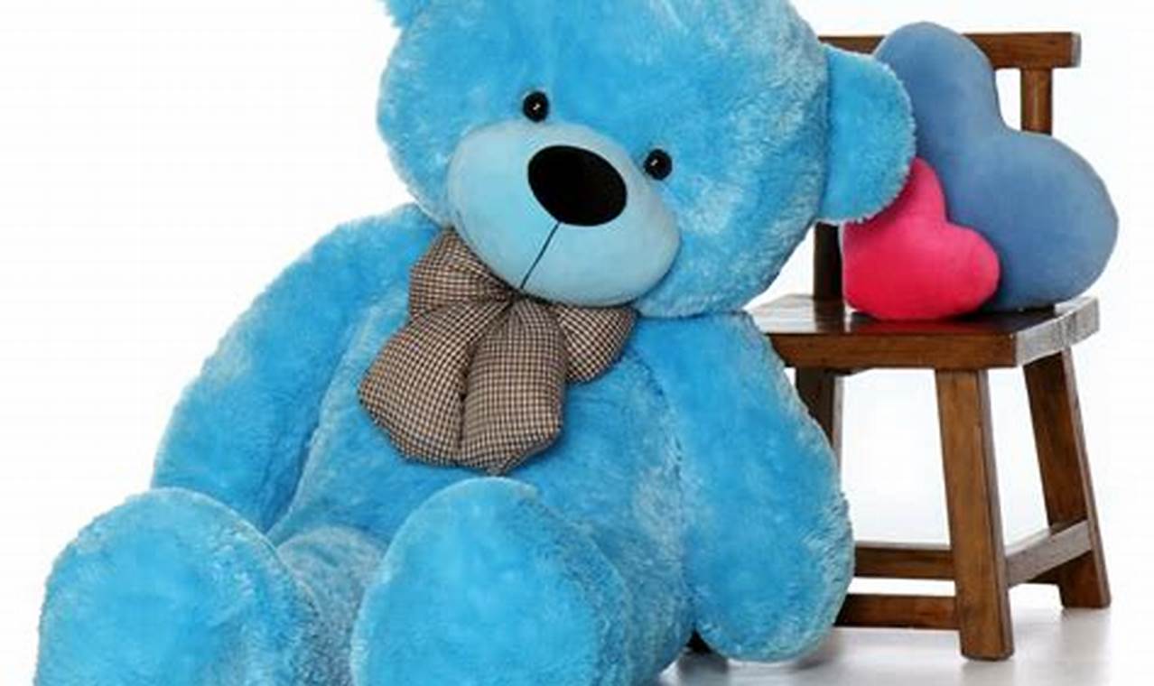 Giant Blue Teddy Bears: Big, Soft & Cuddly | Teddy Information – Everything You Need to Know About Teddy Bears