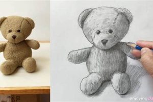Charming Teddy Bear Pencil Sketch Drawings | Teddy Information – Everything You Need to Know About Teddy Bears