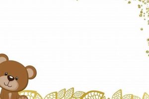 Cute Blank Teddy Bear Invitation Templates & Designs | Teddy Information – Everything You Need to Know About Teddy Bears