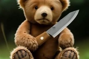 Cute Teddy Bear With a Knife: Dark Plush | Teddy Information – Everything You Need to Know About Teddy Bears