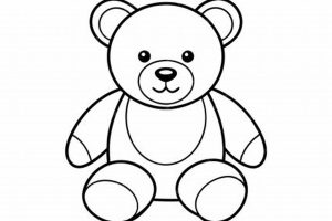 Cute Teddy Bear Line Art: Free Drawings & Vectors | Teddy Information – Everything You Need to Know About Teddy Bears