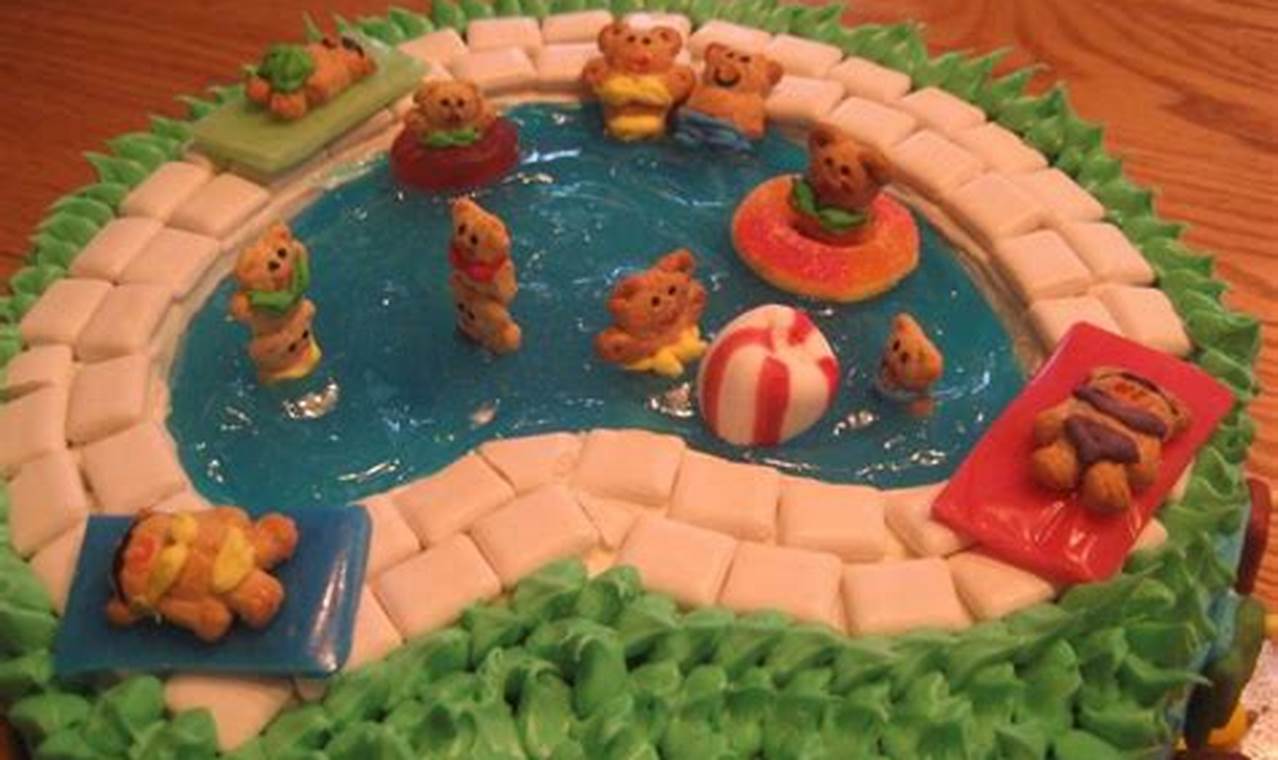 Easy Teddy Graham Swimming Pool Cake Recipe | Teddy Information – Everything You Need to Know About Teddy Bears