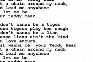 Elvis Presley's "Teddy Bear" Lyrics: A Classic Tune | Teddy Information – Everything You Need to Know About Teddy Bears