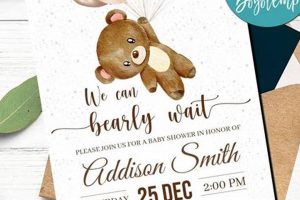 Cute Teddy Bear Invitations for Kids Parties | Teddy Information – Everything You Need to Know About Teddy Bears