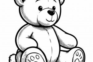Teddy Bear Outlines: Free Drawings &amp; Templates | Teddy Information – Everything You Need to Know About Teddy Bears
