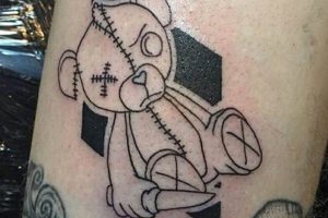 Dark Teddy Bear Tattoo Designs & Ideas | Teddy Information – Everything You Need to Know About Teddy Bears